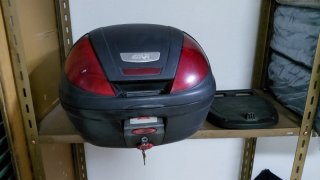 Maleta Baúl Moto Negra