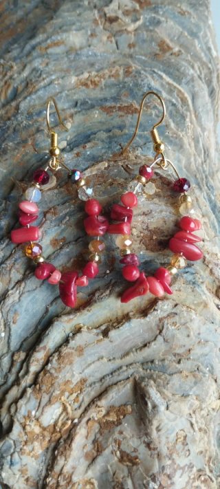Pendientes Artesanales Cor@les