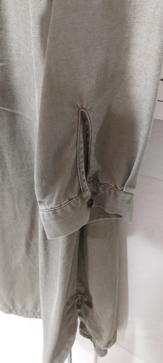 Camisa larga Zara M