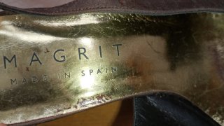 Zapatos Magrit Marrones y Dorados