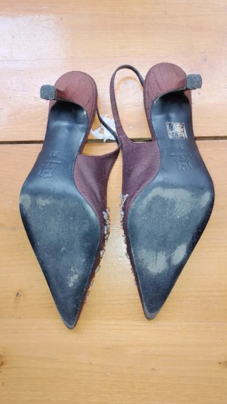 Zapatos Magrit Marrones y Dorados