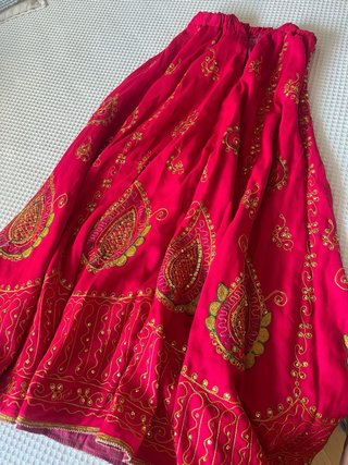 Falda India Bordada Talla Única