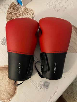 Guantes de boxeo 8 oz rojos