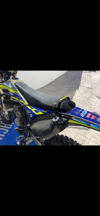 Sherco 500 Rally Enduro Moto Azul/Amarillo