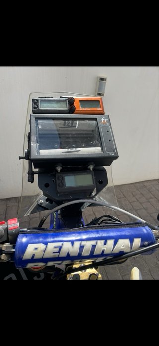 Sherco 500 Rally Enduro Moto Azul/Amarillo