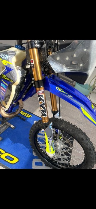 Sherco 500 Rally Enduro Moto Azul/Amarillo