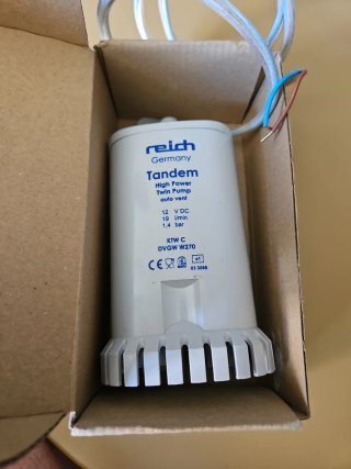 Bomba agua Reich Tandem 12V DC Autocaravana