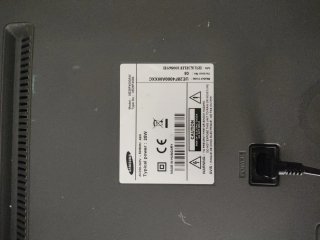 Televisión Samsung pantalla rota