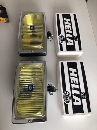 Faros Antiniebla Hella 210 (Juego)