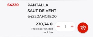 Pantalla Cúpula Kymco DTX 350/125
