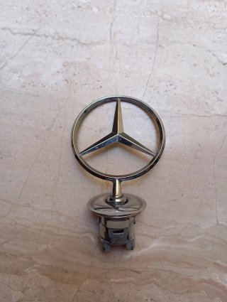 Emblema Estrella Mercedes Cromado