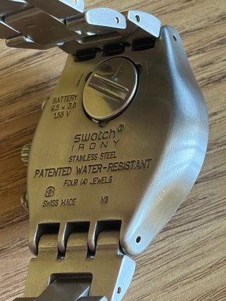 Reloj Swatch Irony Cronógrafo Plata