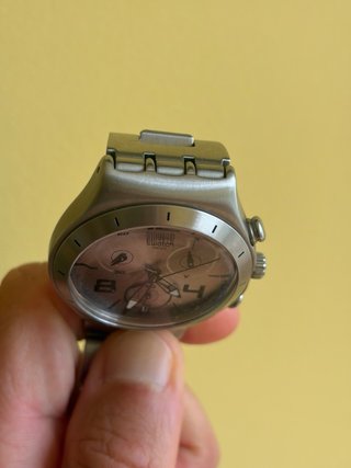 Reloj Swatch Irony Cronógrafo Plata