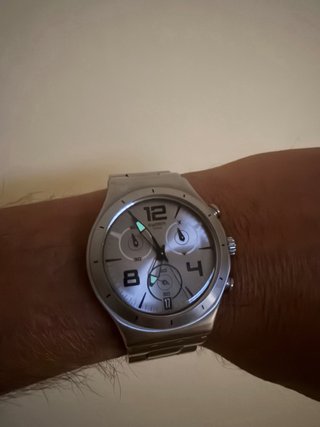 Reloj Swatch Irony Cronógrafo Plata