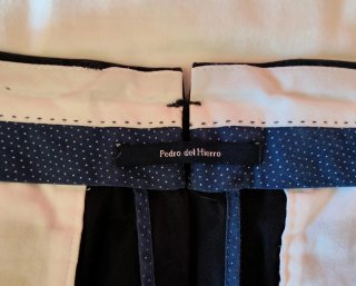 Pantalón Pedro del Hierro Talla 44 Azul Marino
