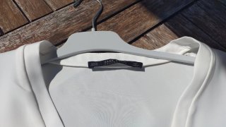 Camisa Zara Blanca Manga Larga