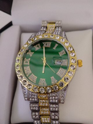 Reloj de lujo  esfera verde