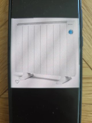 Radiador eléctrico blanco