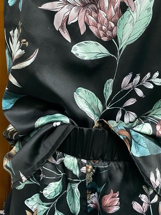 Pijama de verano con encaje