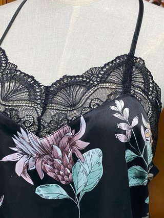 Pijama de verano con encaje