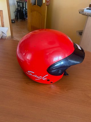 Casco Moto Infantil NZI Rojo Talla L