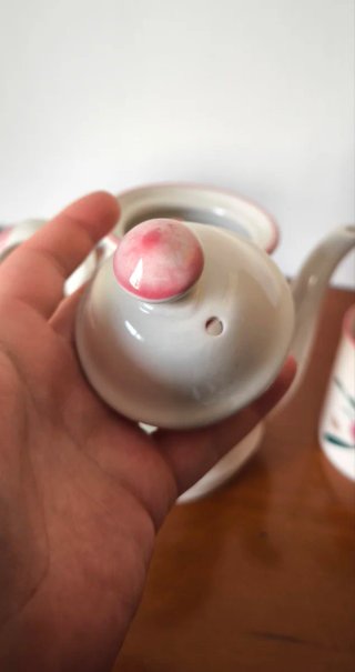 Juego de té floral vintage