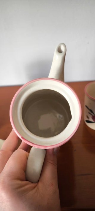 Juego de té floral vintage