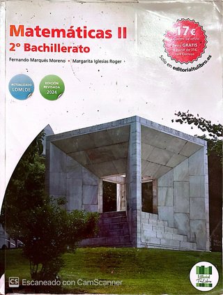 MATEMATICAS II 2º BACHILLERATO