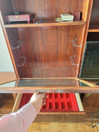 Mueble Salón Madera Antiguo