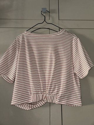 Blusa cuadros escoceses off-shoulder