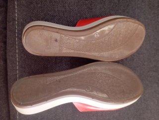 Sandalias Oh! My Sandals Piel Rojas