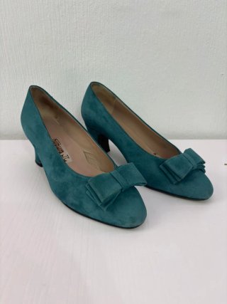 Zapatos Tiffany Tacon Bajo Azul Marino