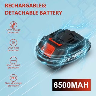 2 Baterías compatibles artículos makita 6.500 mAh
