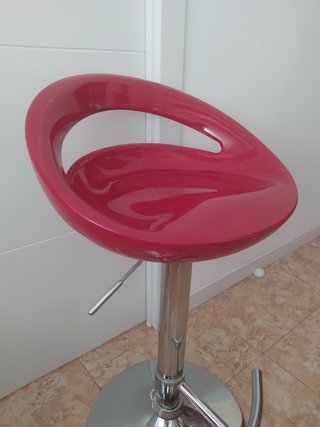 Taburete Alto Rojo Leroy Merlin