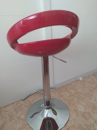 Taburete Alto Rojo Leroy Merlin