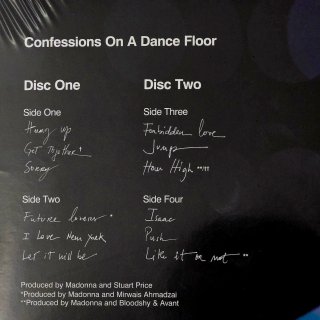 Madonna Confessions Vinilo Plata + Poster Limitado