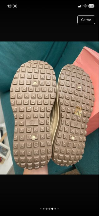 Zapatillas beige y marrón Shein