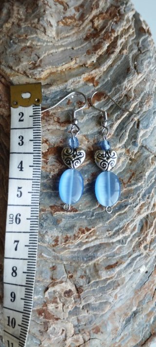 Pendientes Artesanales de Ojo de Gato