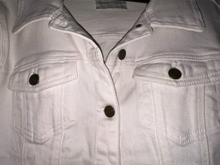 Chaqueta vaquera blanca
