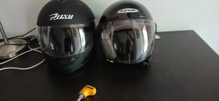 Cascos Moto Talla L y XL. 80€ los dos