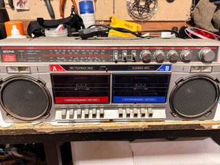 Radio Casete Doble RISING