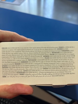 Grabadora DVD Externa Asus ZenDrive 8X