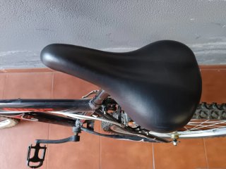 Bicicleta de montaña negra RIDE