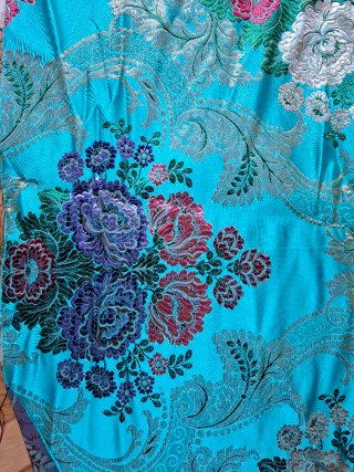 Tela de fallera vintage 46x65 cm