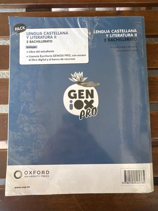 Lengua castellana y literatura II. Libro del es...