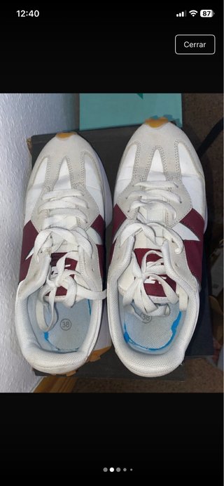 Zapatillas blancas talla 38