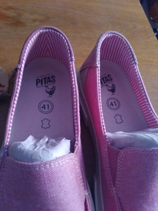Náuticos rosas Pitas talla 41
