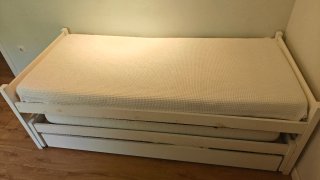 Cama nido Banak blanca madera