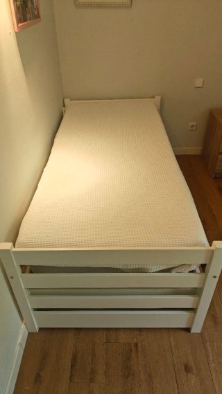 Cama nido Banak blanca madera