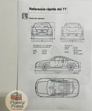 MANUAL AUDI TT - MECÀNICA DISEÑO Y FUNCIONAMIENTO